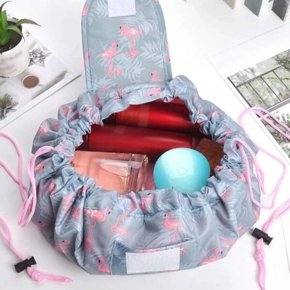 Drawstring Makeup Bag - Picture 3 of 7